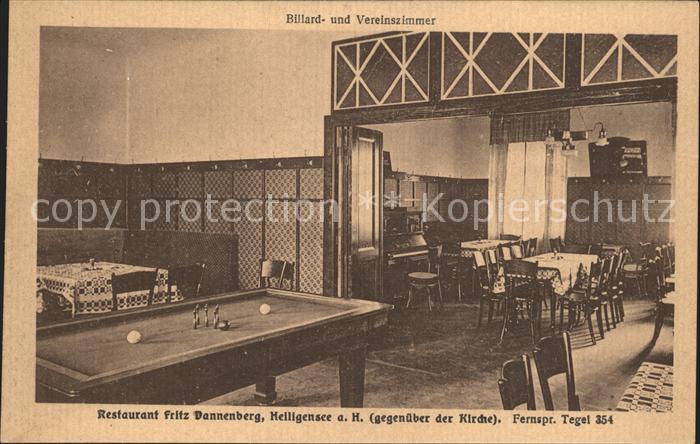 Tegel Restaurant Fritz Dannenberg