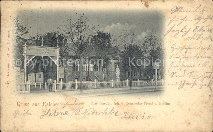 Halensee Grunewald CHARLOTTENBURG-WILMERSDORF BERLIN Wirtshaus am Halensee