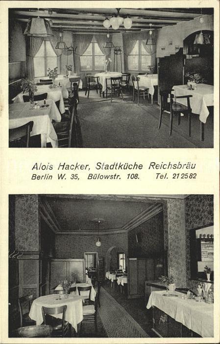 Berlin Alois Hacker Stadtkueche Reichsbraeu NZ3