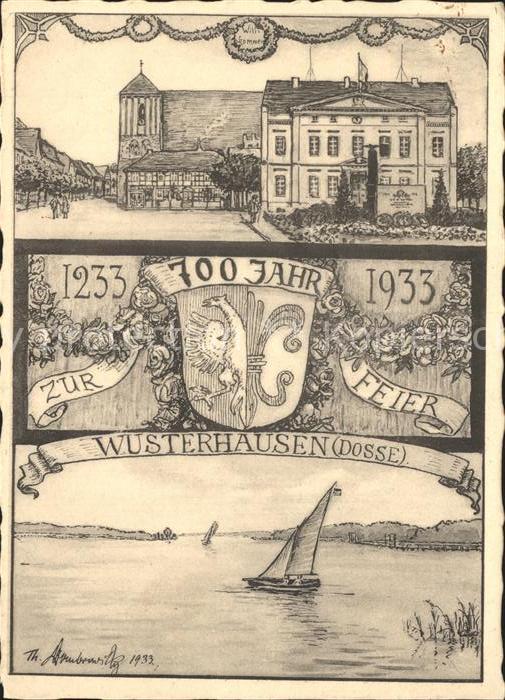 Wusterhausen Dosse Wappen See