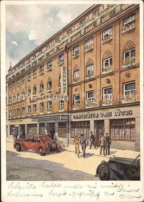 Muenchen Hotel Bahnhofhospiz Drei Loewen