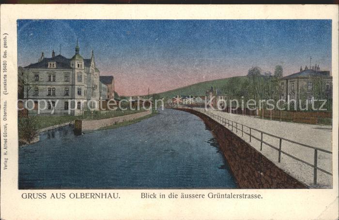 Olbernhau Erzgebirge Gruentalerstrasse