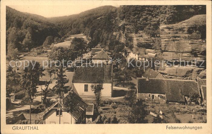 Graufthal Bas Rhin Felsenwohnungen
