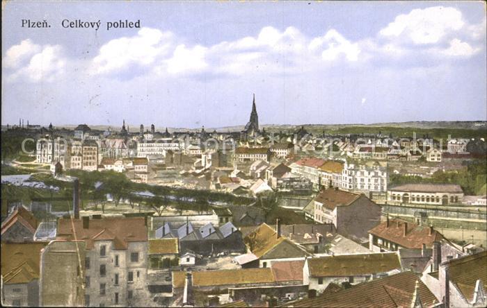 Plzen Pilsen Stadtansicht