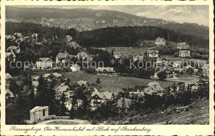 Ober Krummhuebel mit Blick auf Brueckenberg