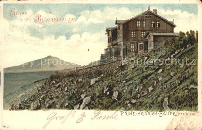 Riesengebirge Krkonose Karkonosze Prinz Heinrich Baude