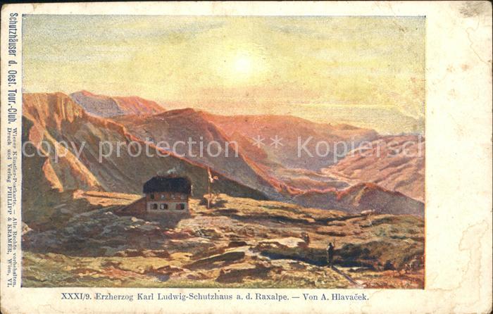 Raxalpe Erzherzog Karl Ludwig Schutzhaus