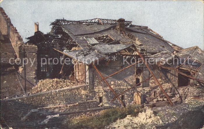 Champagne Ardeche Zerschossene Flaschenfabrik Courcy