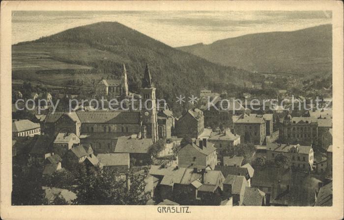 Graslitz Tschechien Ortsansicht