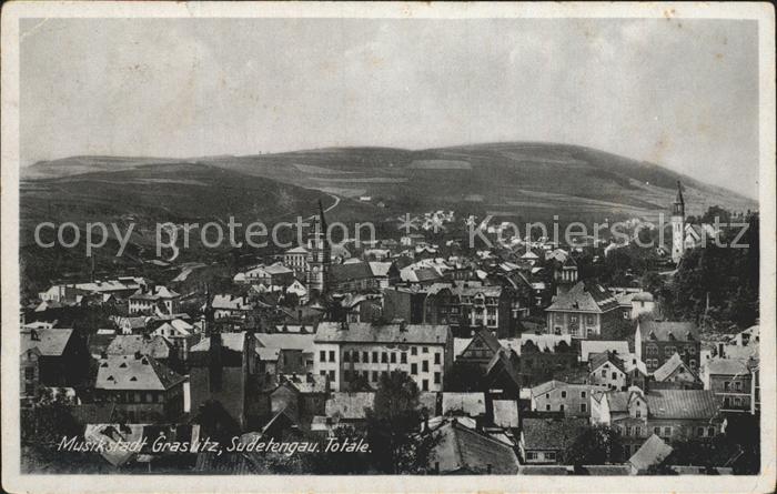 Graslitz Tschechien Stadtansicht