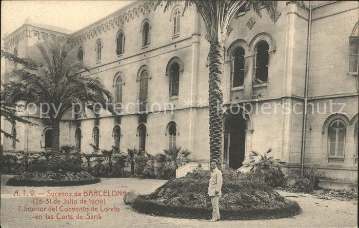 Barcelona Cataluna Interior del Convento de Loreto