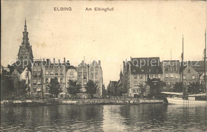 Elbing Elblag Am Elbingfluss