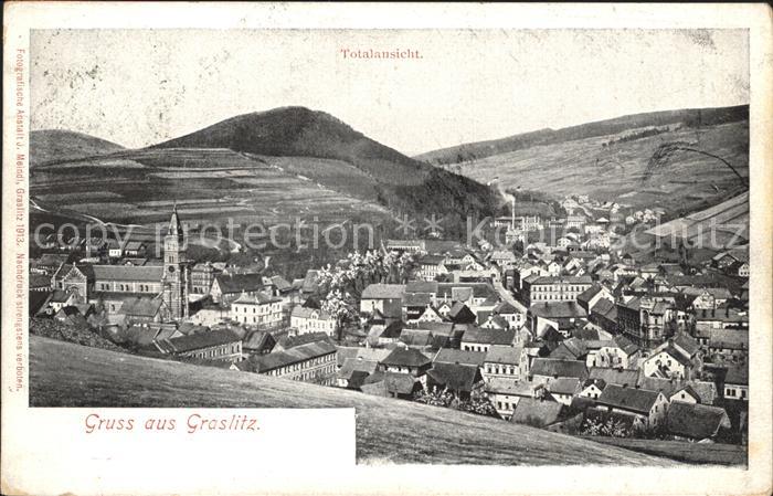 Graslitz Tschechien Stadtansicht