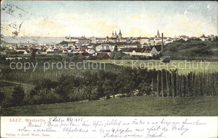 Saaz Tschechien Stadtansicht