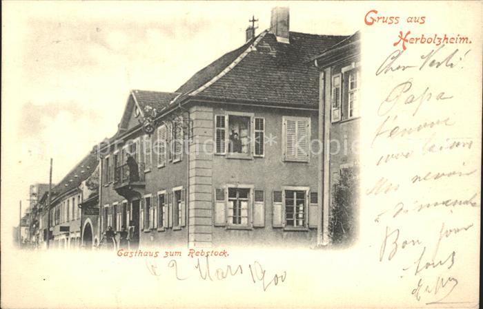 Herbolzheim Breisgau Gasthaus zum Rebstock