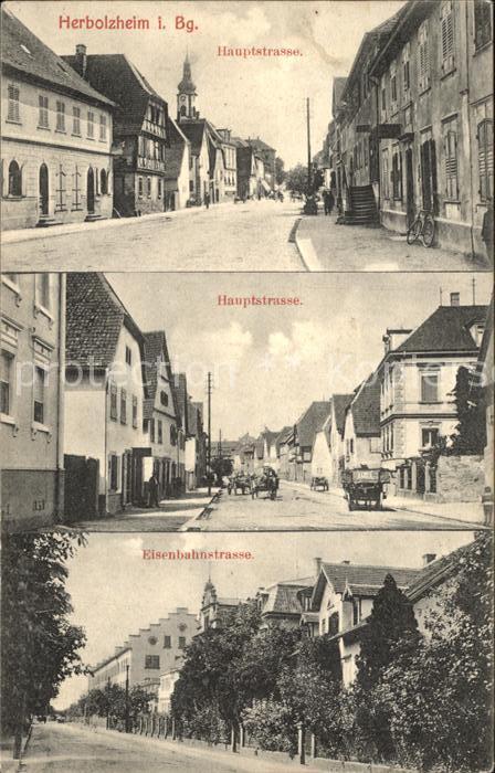 Herbolzheim Breisgau Hauptstrasse Eisenbahnstrasse