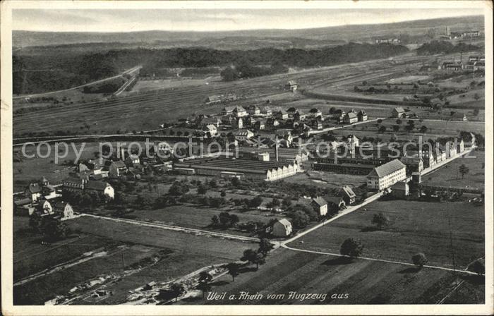Weil Rhein Fliegeraufnahme