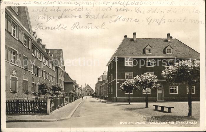 Weil Rhein Hebel- Platz Hebel- Strasse