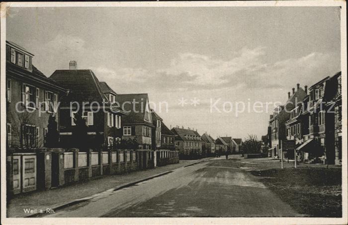 Weil Rhein Strasse Haeuser