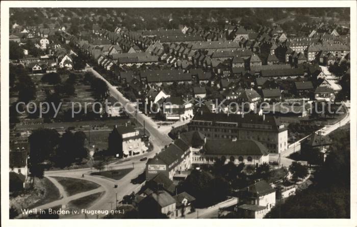 Weil Rhein Fliegeraufnahme