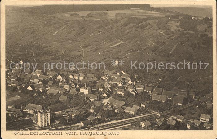 Weil Rhein Fliegeraufnahme