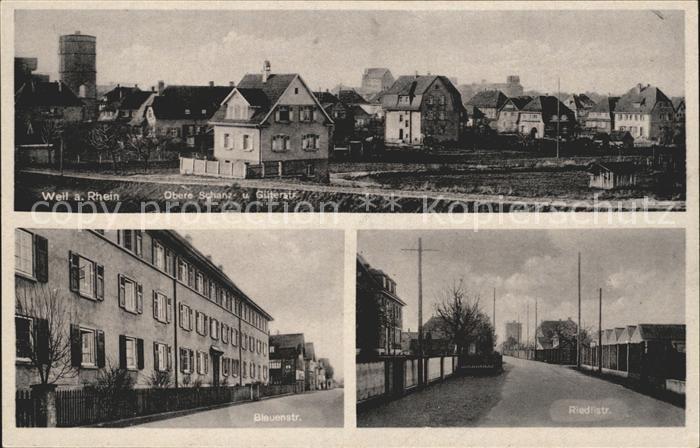 Weil Rhein Obere Schanz- und Gueterstrasse Blauenstrasse