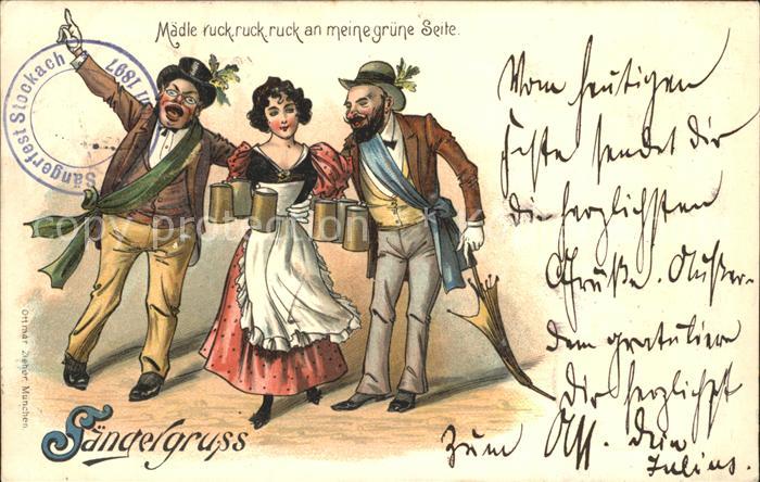 Stockach Baden Saengerfest Saengergruss