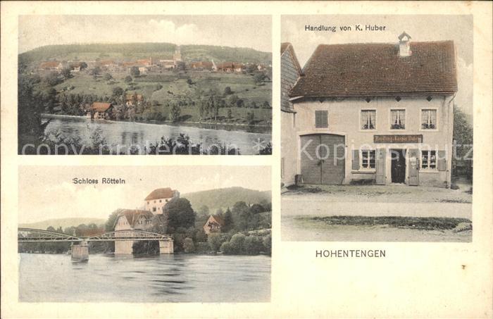 Hohentengen Hochrhein Schloss Roetteln Handlung K. Huber