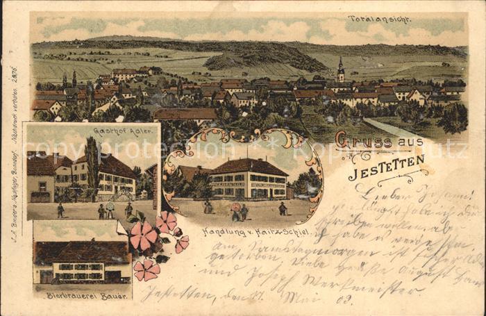 Jestetten Totalansicht Gasthof Adler Bierbrauerei Bauer