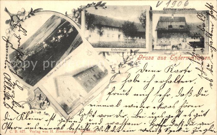 uehlingen-Birkendorf Schulhaus Gasthaus zum Hirschen