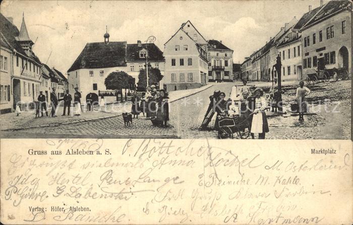 Alsleben Saale Marktplatz