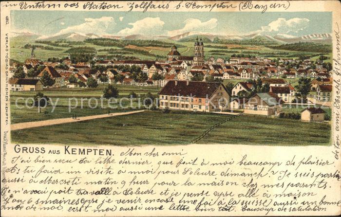 Kempten Allgaeu Stadtansicht