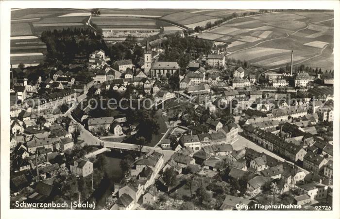 Schwarzenbach Saale Fliegeraufnahme