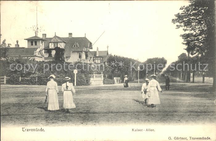 Travemuende Ostseebad Kaiser- Allee
