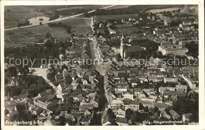 Frankenberg Sachsen Fliegeraufnahme