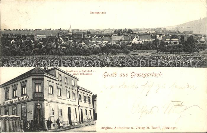 Grossgartach Stadtansicht Gasthaus zum Bahnhof