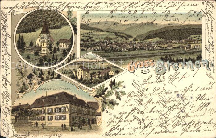 Steinen Wiesental Gasthaus zum Ochsen Belchen