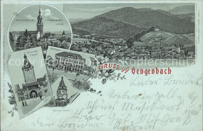 Gengenbach Kinzig- Tor Rathaus Kloterkirche