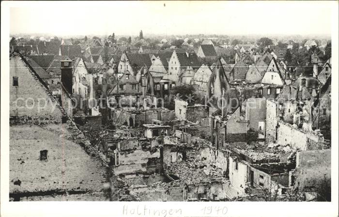 Haltingen Weil am Rhein BW Kriegszerstoerung