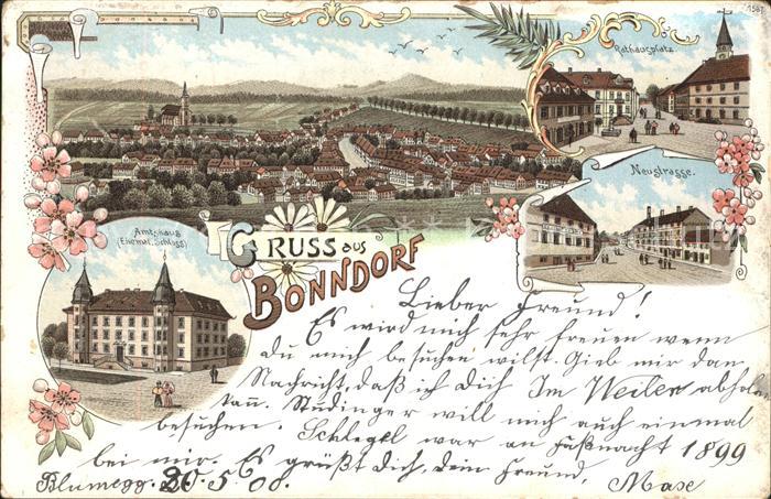 Bonndorf Schwarzwald Neustrasse Rathausplatz Amtshaus