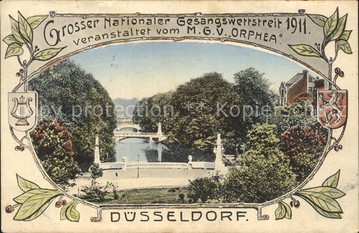 Duesseldorf Grosser Nationaler Gesangswettstreit 1911