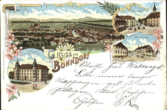 Bonndorf Schwarzwald Neustrasse Amtshaus