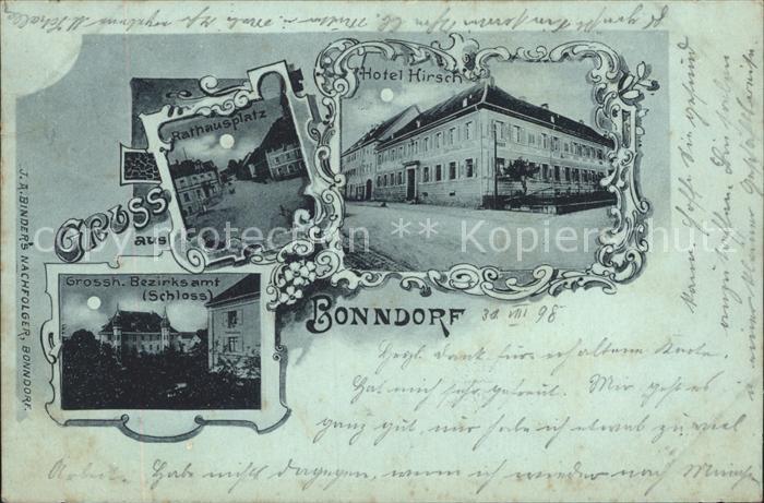 Bonndorf Schwarzwald Hotel Hirschen Rathausplatz Schloss