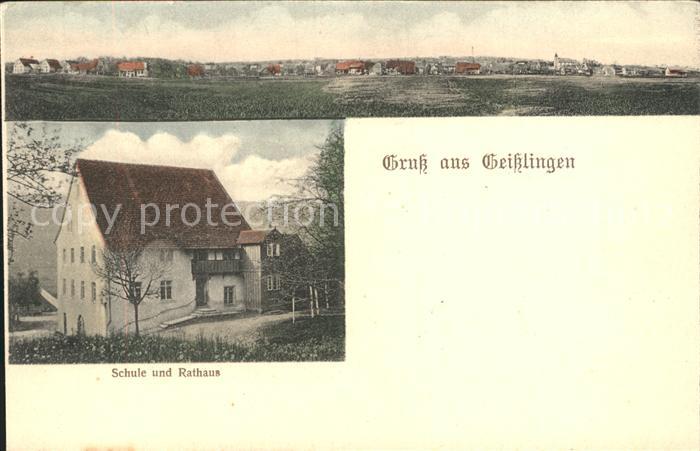 Geisslingen Klettgau Schule und Rathaus