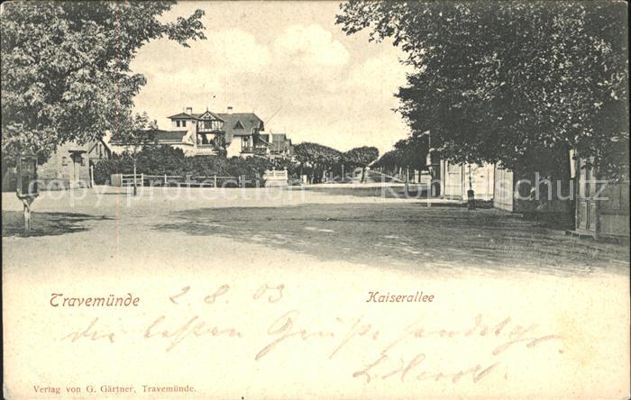 Travemuende Ostseebad Kaiserallee