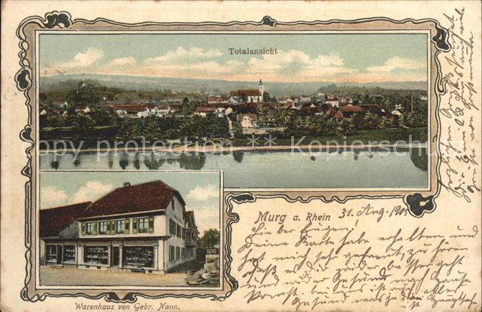 Murg Baden Warenhaus Nann Totalansicht