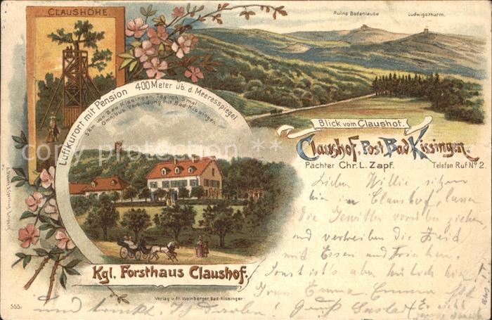 Bad Kissingen Koenigliches Forsthaus Claushof