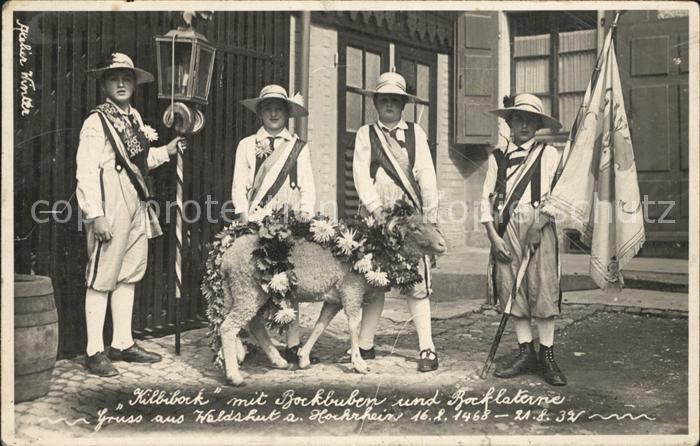 Waldshut Tiengen Rhein Kilbibock mit Bockbuben