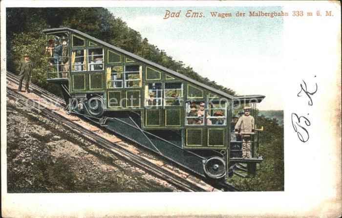 Bad Ems Wagen der Malbergbahn