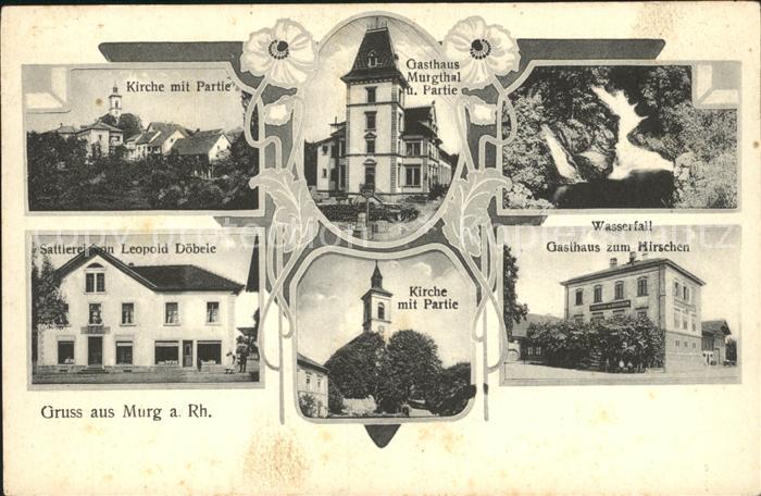 Murg Baden Gasthaus zum Hirschen Kirche Gasthaus Murgthal